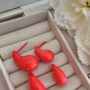 Aros Gota Rojo