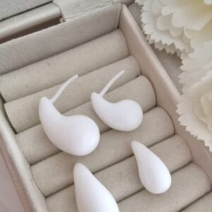 Aros Gota Blanco