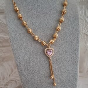 CadenaArt 203d Corazon Rosa