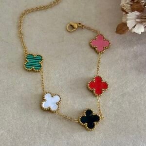 Pulsera Trébol Multicolor