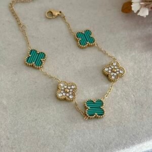 Pulsera Trébol Combinada AD1
