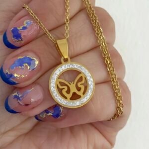 Cadena Mariposa Strass AD