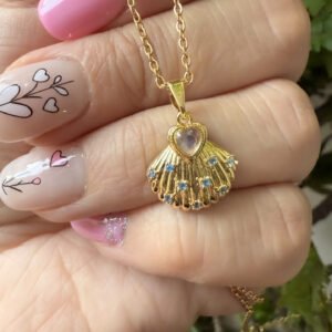 Cadena Con Dije Ostra Mar4
