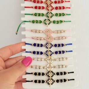 Pulsera - Tobillera Hilo Trebol Color