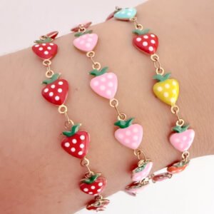 Pulsera Frutillas Art 542d