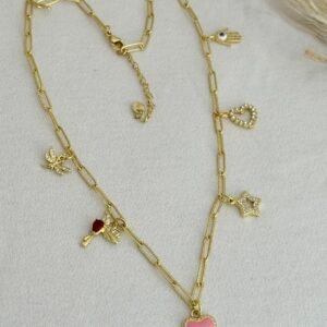 Collar Con Dijes Art 404d