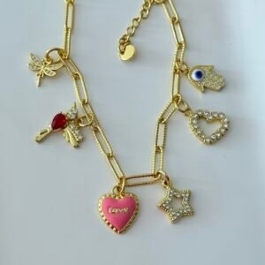 Pulsera Con Dijes Art 5384d