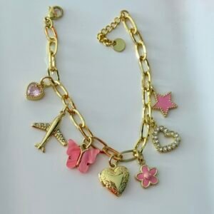 Pulsera Con Dijes Art 5388d