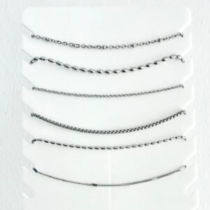 COMBO 2  Pulseras Acero Quirurgico x 6