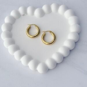 Aros Acero Dorado Mod26d