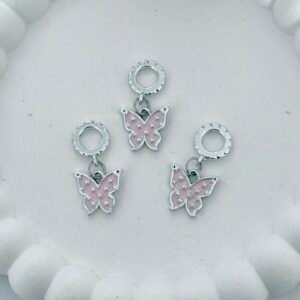 Charm Mariposa Rosa Art113