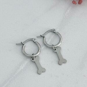 Aros Acero Quirurgico Con dije Colgante Mod16