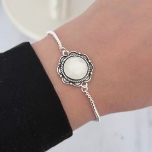 Pulsera Acero Blanco Art027