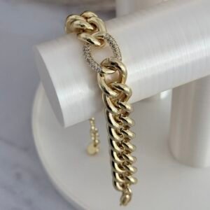 Pulsera Acero Dorado Art012