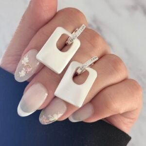 Aros Acero Blanco Art 543-10