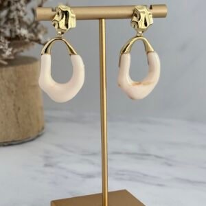 Aros Acero Dorado Art 550-6
