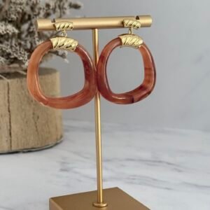 Aros Acero Dorado Art 550-3