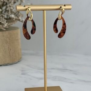Aros Acero Dorado Art 550-9