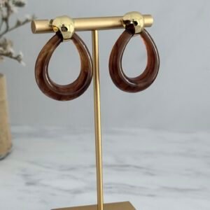 Aros Acero Dorado Art 550-13