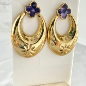 Aros Acero Dorado AR18