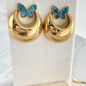Aros Acero Dorado AR22
