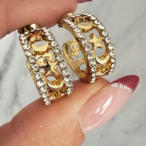 Aros Bronce Dorado Art162