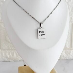 Conjunto PAPA TE AMO Acero Quirurgico