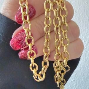 Cadena Acero Dorado Art16d 55 cm