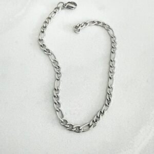 Pulsera Chata Acero Quirurgico 1.0 mm 20 cm