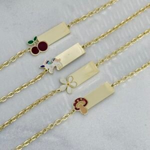 Pulsera Acero Dorado Art614d