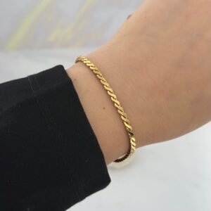 Pulsera Acero Dorado Art259d
