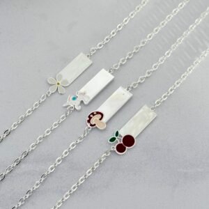 Pulsera Acero Blanco Art614b