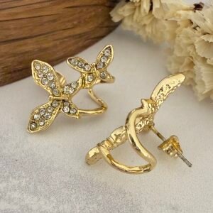 Aros Acero Dorado Art4554d