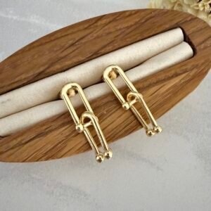 Aros Acero Dorado Art4650d