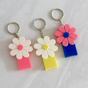 Llavero Abre Latas Modelo Flor