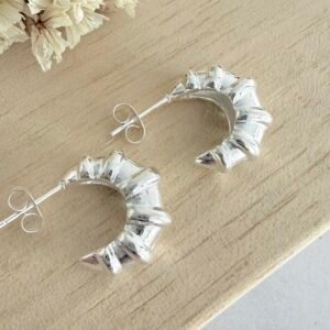 Aros Acero Blanco Art766b