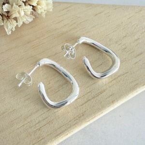 Aros Acero Blanco Art767b