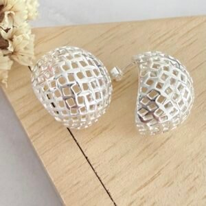 Aros Acero Blanco Art769b