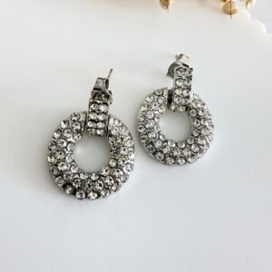 Aros Strass Acero Quirúrgico Art5721