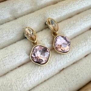 Aros Combinados Acero Dorado Art6355 Mod1