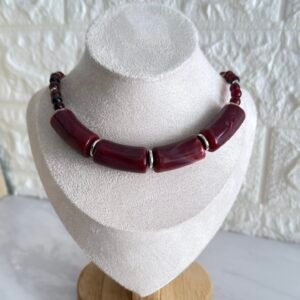 Collar Chunky Plateado Mod1498