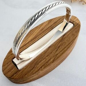 Esclava Acero Blanco Art5523