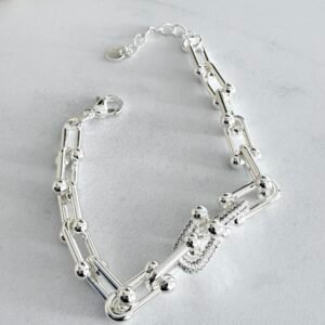 Pulsera Acero Blanco Art552-18