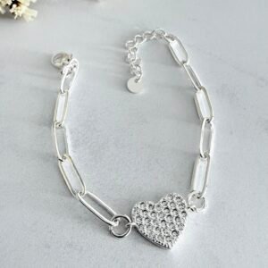 Pulsera Acero Blanco Art552-12