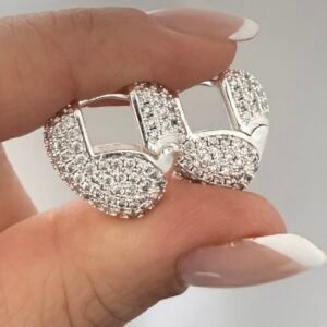 Aros Acero Blanco Art551-1