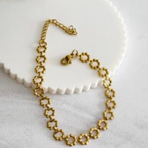 Pulsera Acero Dorado Art3224