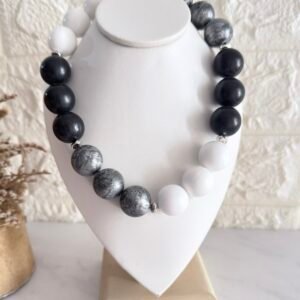 Collar Chicle Modelo 489 Plateado