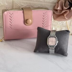 Combo Billetera + Reloj Metal Modelo 21