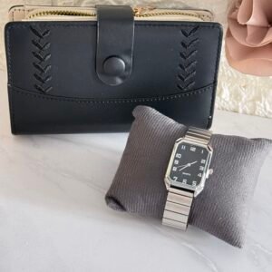Combo Billetera + Reloj Metal Modelo 23