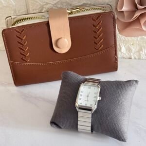 Combo Billetera + Reloj Metal Modelo 28
